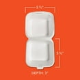 thumbnail image 4 of Hefty Supreme Large Sandwich Foam Hinged Lid Containers, 6" 300 ct., 4 of 6