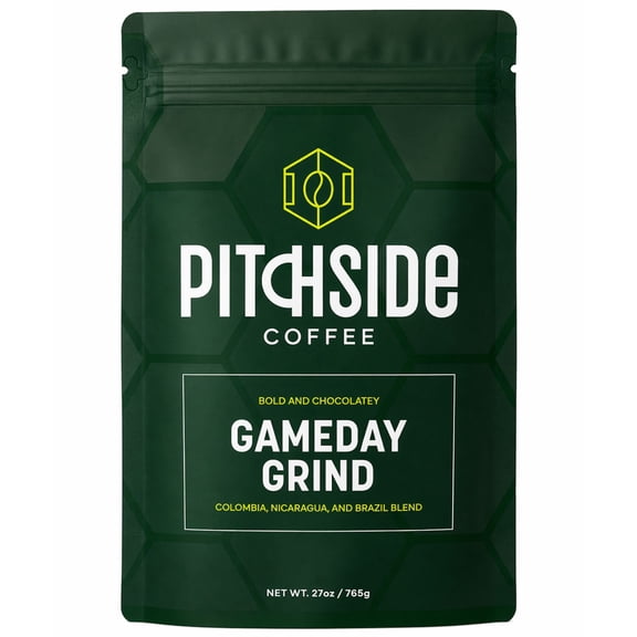 Pitchside Coffee Game Day Grind Medium Roast Whole Bean Coffee Blend, 27 oz.