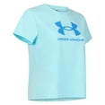 thumbnail image 2 of Under Armour Girls Big Logo Short Sleeve Tee, 2 of 4