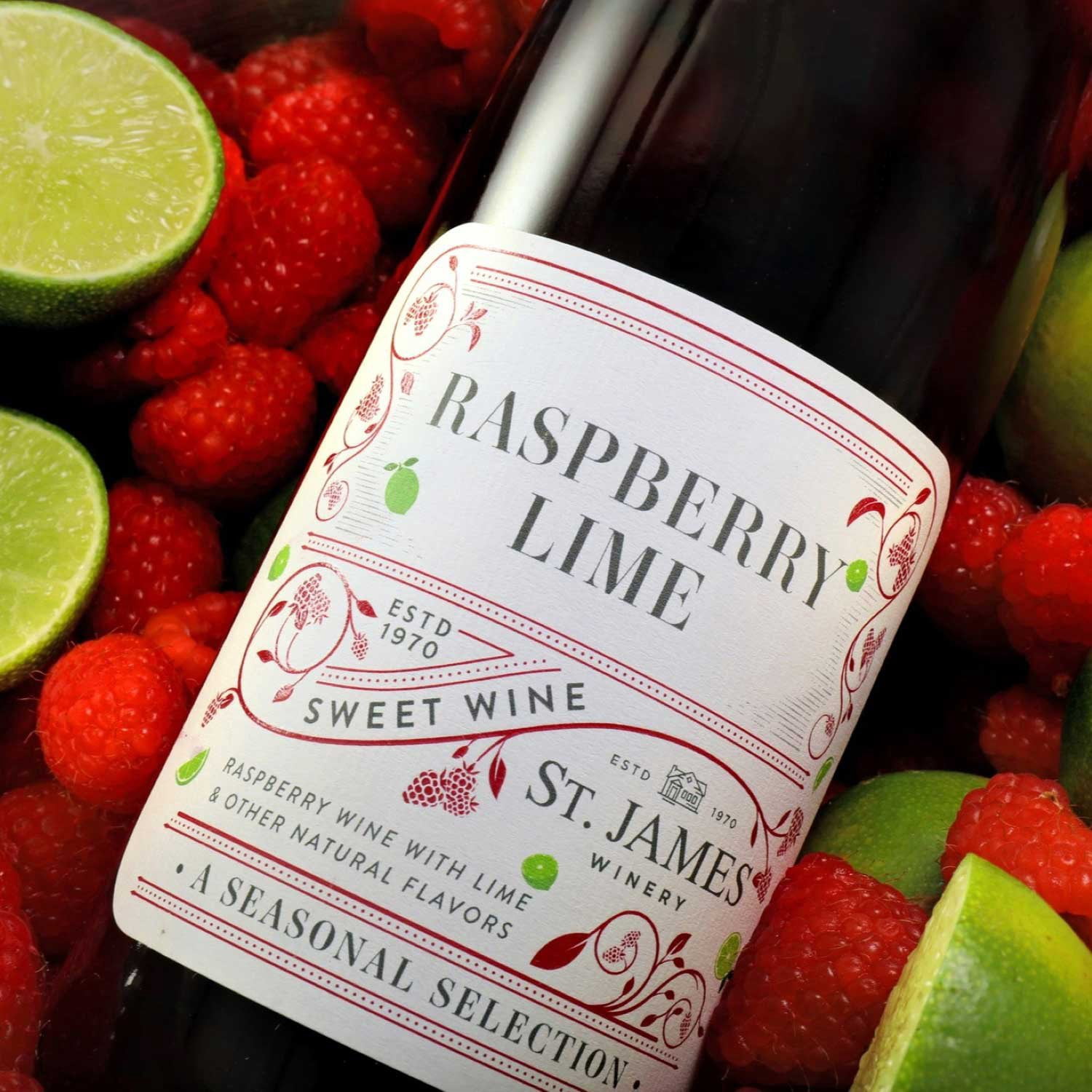 St. James Winery Raspberry Lime Fruit Wine, 750 ml - Samsclub.com