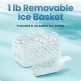 thumbnail image 6 of Iceman by Chefman Dual-Size Compact Bullet Ice Machine, 26lb Daily Ice Production, 6 of 7
