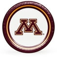 thumbnail image 1 of Minnesota Golden Gophers NCAA Round Paper Plates, 10", 85 ct., 1 of 6