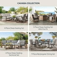 thumbnail image 5 of Member's Mark Cahaba 4-Piece Deep Seating Set - Cast Silver, 5 of 6