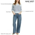 thumbnail image 4 of Nine West Women's Sweater Henley, 4 of 7