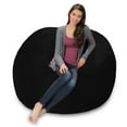 thumbnail image 3 of Comfy Sacks 5' Memory Foam Bean Bag Chair, Assorted Colors, 3 of 4