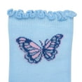 thumbnail image 3 of Limited Too Girls 6-Pack Lettuce Edge Quarter Crew Sock, 3 of 5