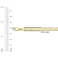 thumbnail image 5 of Curb Chain Necklace in Solid 14K Gold, 5 of 5
