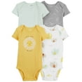 thumbnail image 1 of Carter's Baby 4 Pack Bodysuits, 1 of 11