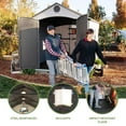 thumbnail image 5 of Lifetime 8' x 12.5' Outdoor Storage Shed, 5 of 20