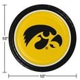 thumbnail image 2 of Collegiate Round Paper Plates, 10", 85 ct., Choose Your Team, 2 of 6