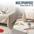 thumbnail image 2 of Simpli-Magic Multi-Purpose Canvas Drop Cloth Tarp (6' x 9') Pack of 12, 2 of 8