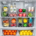 thumbnail image 1 of Smart Design Set of 18 Clear Refrigerator & Freezer Organization Bins, 1 of 7