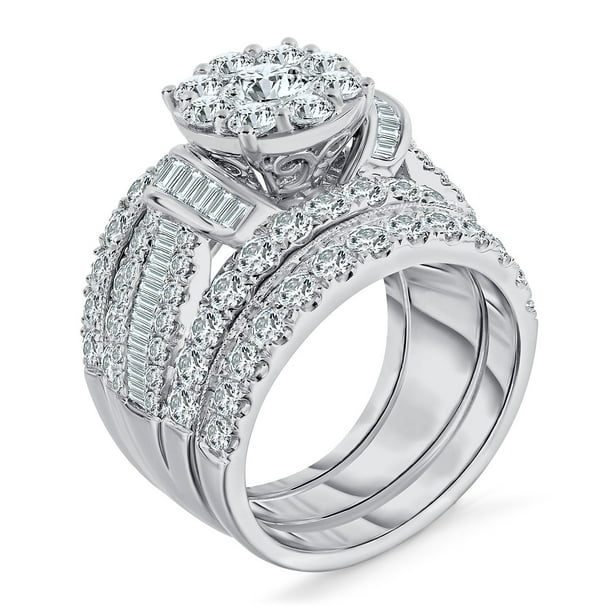 Diamond Bridal Set in 14K Gold