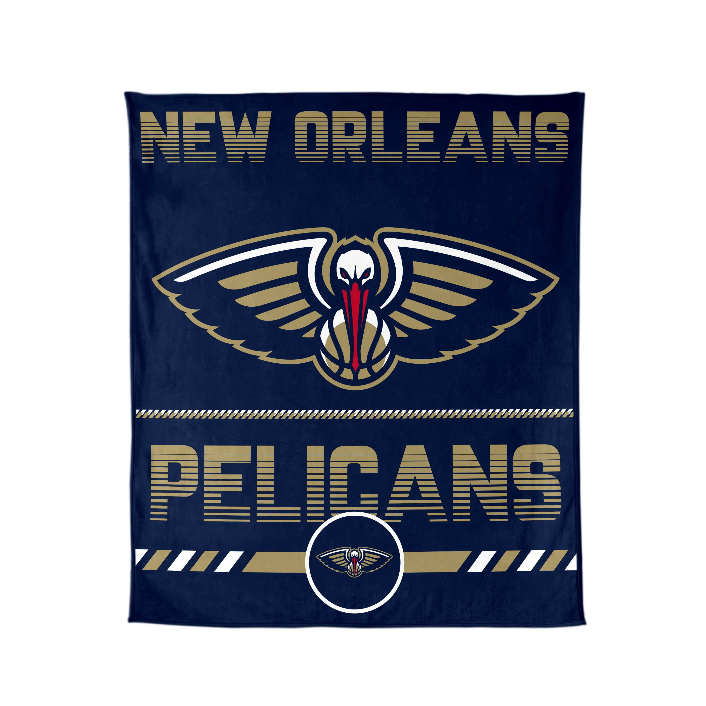 Logo Brands New Orleans Pelicans 60"x70" Super Plush Blanket