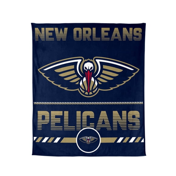 Logo Brands New Orleans Pelicans 60"x70" Super Plush Blanket