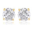 thumbnail image 1 of Lab Created Round Cut Diamond Stud Earrings, 1 of 5