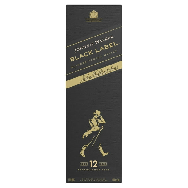 Johnnie Walker Black Label Blended Scotch Whisky 1.75L - Samsclub.com