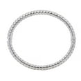 thumbnail image 1 of Italian Diamond Cut Hinged Snake Bangle in Sterling Silver, 1 of 7