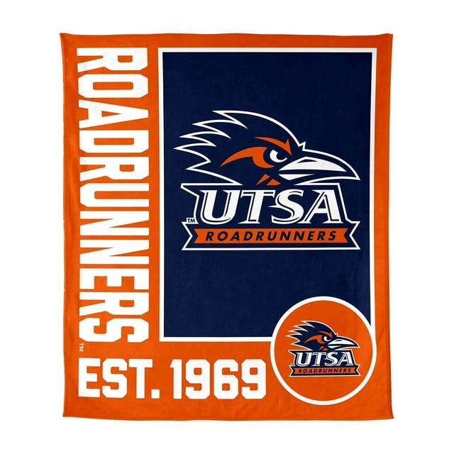 Logo Brands Texas - San Antonio Roadrunners 60"x70" Super Plush Blanket
