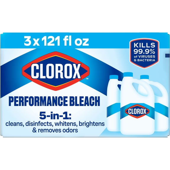 Clorox Performance Bleach, 3 ct., 363 fl. oz.