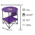 thumbnail image 3 of NFL 27.6" Round Tailgate Table with Shelf, 3 of 5