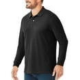 thumbnail image 2 of Member's Mark Men's Long Sleeve Stretch Pique Polo, 2 of 5