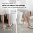 thumbnail image 8 of OVE Decors Clarke White Tall Elongated Smart Toilet with Bidet Toilet Seat, 8 of 18