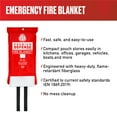 thumbnail image 5 of Premium Defense 60" x 70" Emergency Fiberglass Fire Blanket, 2 pk., 5 of 9
