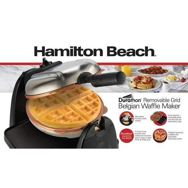 latigers　TENDERLOIN WAFFLE他　計3点 Hamilton Beach Non-stick Round Flip Belgian Waffle Maker 26133 at