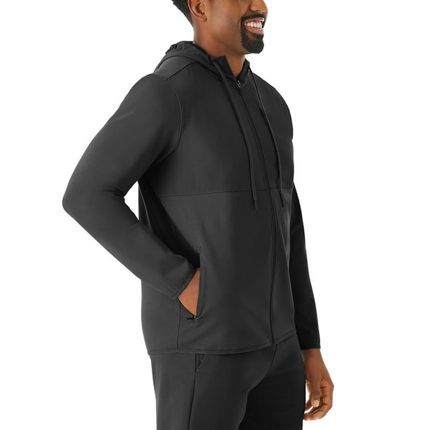 Member's Mark Men's Mixed Media Luxe Full Zip Hoodie - Samsclub.com