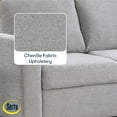 thumbnail image 4 of Serta Kendal Fabric Convertible Sofa, 4 of 8