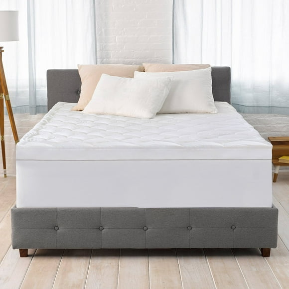 Serta 4" Fiberfill & Gel Memory Foam Pillow Top Mattress Topper, Assorted Sizes