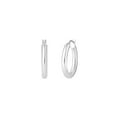 thumbnail image 3 of High Polish Hoop Earrings in 14K Gold, 3 of 6
