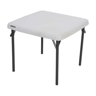 Lifetime Children's 24" Square Folding Table, Almond