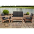 thumbnail image 2 of Amazonia Valencia Eucalyptus Deep Seating Set, 4pc, 2 of 6
