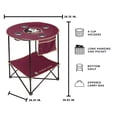 thumbnail image 5 of Logo Brands NCAA 27.6" Round Tailgate Table with Shelf, 5 of 5