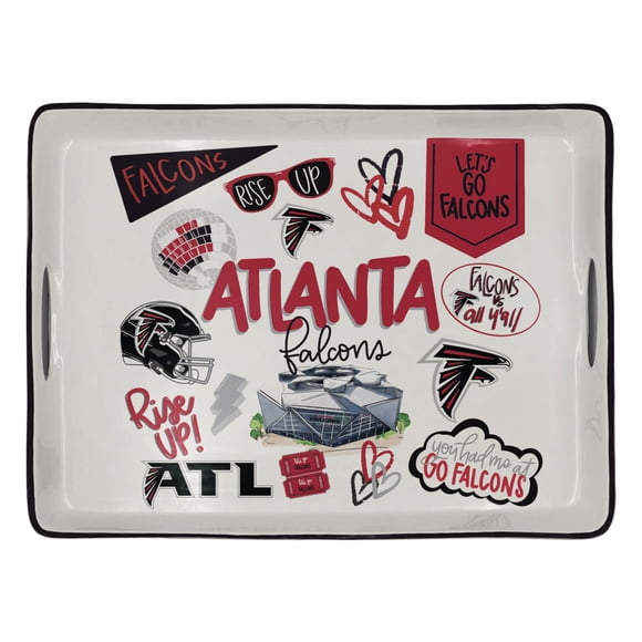 Atlanta Falcons Ceramic Serving Tray