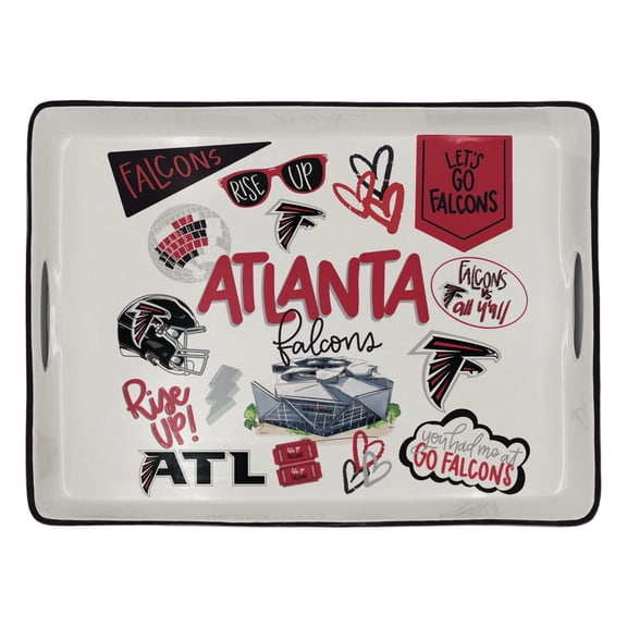Atlanta Falcons Ceramic Serving Tray