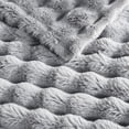 thumbnail image 2 of Member's Mark Faux Fur Bubble Throw Blanket, 60" x 70", 2 of 4