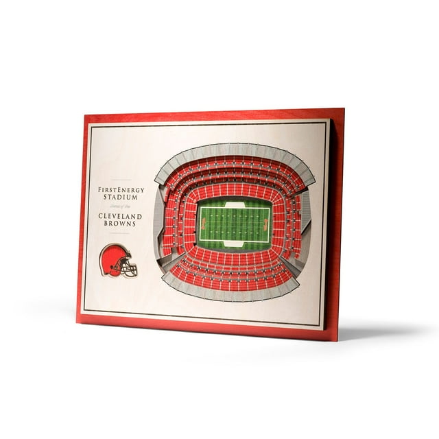 YouTheFan NFL 17" x 13" 5-Layer Stadium View 3D Wall Art