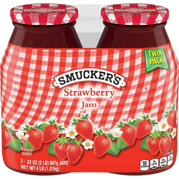 Smucker's Strawberry Jam, 64 oz., 2 pk.