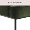 thumbnail image 3 of Gatsby Modern Stain-Resistant Velvet Accent Chair, Assorted Colors, 3 of 14