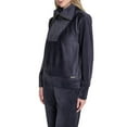 thumbnail image 2 of Halston Women's Velour Quarter-Zip Pullover, 2 of 7