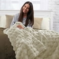 thumbnail image 2 of Ashford Home Heavy Weight Ultra Fine Faux Fur Throw Blanket Throw, 60"x70", 2 of 5