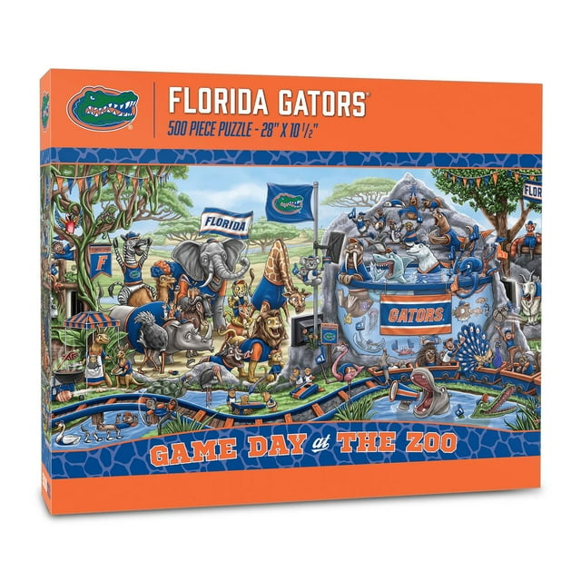 YouTheFan NCAA Game Day At The Zoo 500pc Puzzle, Assorted Teams