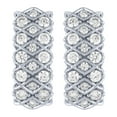 thumbnail image 2 of 0.96 CT. T.W. Round Cut J Hoop Diamond Earrings in 14K Gold, 2 of 4