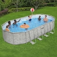 thumbnail image 1 of Bestway Power Steel 22’L x 12’W x 52’’H Above Ground Pool Set, 1 of 15