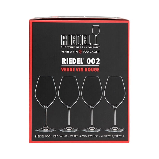 Riedel Red Wine Glasses, 4-Piece Set