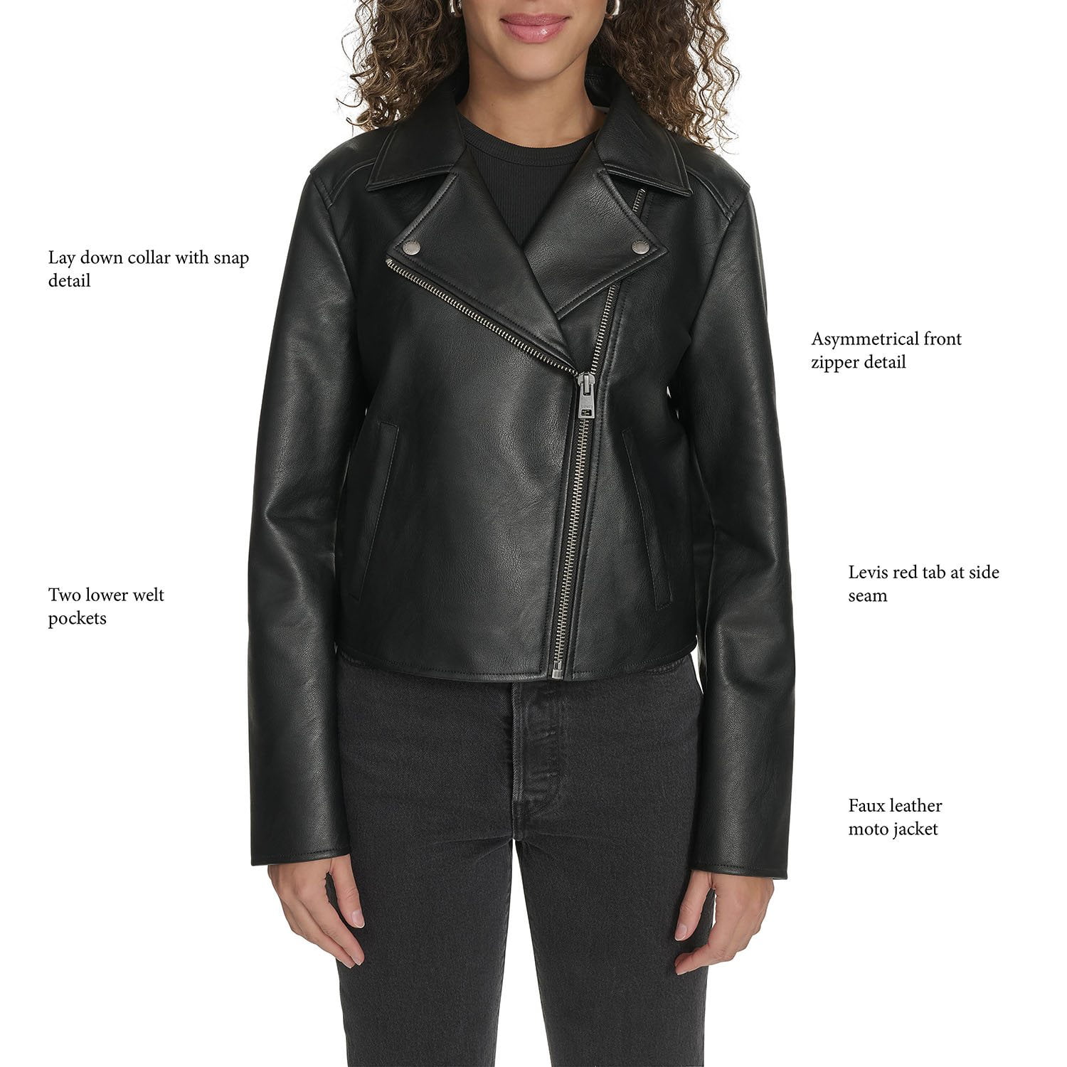 Levi's PREMIUM BLACK LEATHER JACKET サイズL Levi's/リーバイス PREMIUM BLACK TYPEⅡ TRUCKER LEATHER