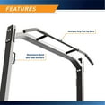 thumbnail image 3 of Marcy Half Cage Squat Rack with Safety and Bar Catches, 3 of 9